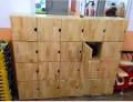 Tủ gỗ để ba lô và đồ cá nhân cho học sinh TMN01