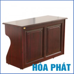 Bàn hội trường Hòa Phát dài 1,2m gỗ Acacia BHT02 (BHT12DH2)