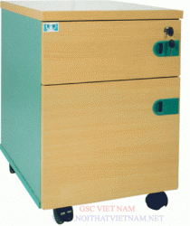 Hộc di động màu vàng xanh SVM1D1F