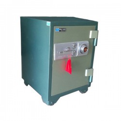 Két sắt hòa phát giá rẻ hai ổ khóa chìa KS110K2C1 nặng 110kg