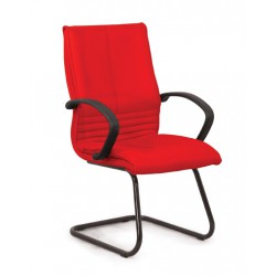 Ghế họp chân quỳ nội thất 190, khung thép mạ inox GQ02B-M