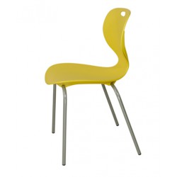 Ghế tựa văn phòng chân mạ mặt nhựa GT07M