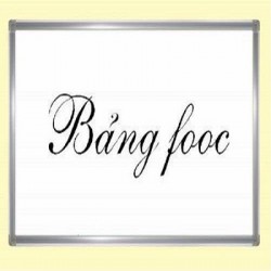 Bảng fooc khung nhôm phào to KT: 60x100cm