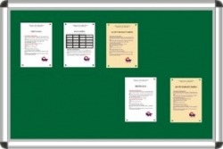 Bảng ghim khung nhôm nẹp nhỏ KT: 60x100cm