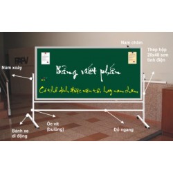 Bảng từ xanh có chân di động, KT: 170x120cm phào to