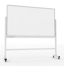 Bảng từ trắng có chân di động, KT: 240x120cm phào to