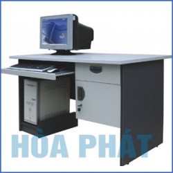 Bàn vi tính hộc liền màu ghi chì HP204HL