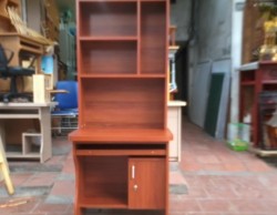 Bàn học sinh liền giá sách BLG 08 Min - màu xoan đào