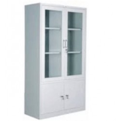 Tủ hồ sơ bằng sắt 2 cánh kính TS03KM