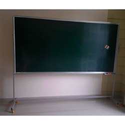Bảng từ xanh có chân di động, KT: 210x120cm phào to