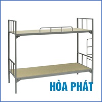 Giường sắt sinh viên 2 tầng  Hòa Phát GT40
