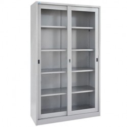 Tủ kính để tài liệu văn phòng Hòa Phát TU08H (giá có kính)