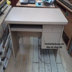 Bàn làm việc văn phòng BVT10 Min- kẻ trắng 383