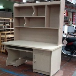 Bàn liền giá BVTLG12- Màu kẻ trắng