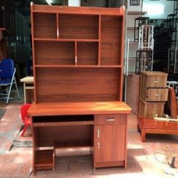 Bàn liền giá BVTLG12- Màu xoan đào đỏ