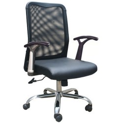 Ghế xoay văn phòng GL206 chân mạ