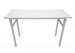 Bàn Xuân Hòa khung chân sắt gấp gọn mặt gỗ BOV-1407