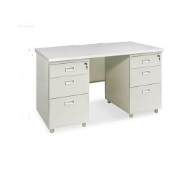 Bàn làm việc nhân viên văn phòng chân sắt giá rẻ BS14H3-LG