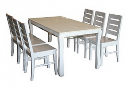 Bộ bàn ghế ăn gia đình Hòa Phát HGB60+HGG60