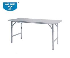 Bàn làm việc inox gấp Hòa Phát BG01