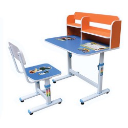 Bộ bàn ghế học sinh hòa phát có giá sách BHS29C-3