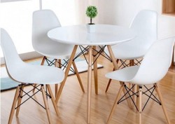 Bàn cà phê chân gỗ đan giá rẻ BCF99T ( GIÁ BÀN CHƯA BAO GỒM GHẾ )