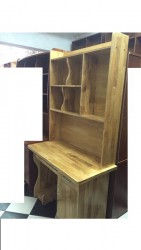 Bàn học sinh liền giá gỗ tự nhiên BLG12TN