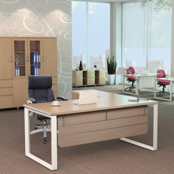 Bàn gỗ chân sắt cao cấp HRP1800C5