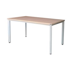 Bàn khung sắt mặt gỗ hòa phát HR120SC7