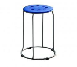 Ghế đôn đệm nhựa chân xếp GD05BMN