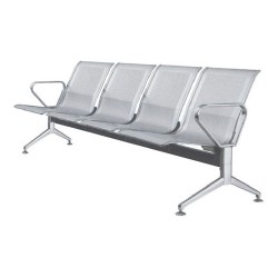 Ghế băng dài ngồi chờ 4 chỗ đệm inox GPC04I-4