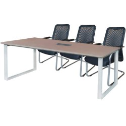 Bàn họp chân sắt mặt gỗ hòa phát HRH2010C5