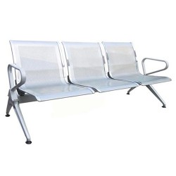 Ghế ngồi chờ phòng khám bệnh bằng sắt có 3 chỗ ngồi GPC06-3