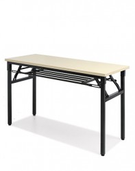 Bàn làm việc gấp chân sắt giá rẻ có ngăn BGA14K 