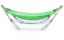 Võng xếp khung  inox vải dù phú mỹ giá rẻ VI011