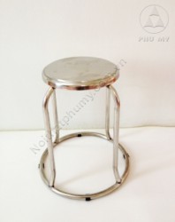 Ghế đôn inox phú mỹ mặt tròn D63