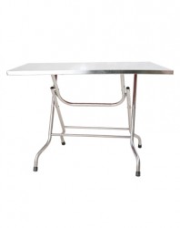 Bàn ăn inox nội thất phú mỹ chân gấp B19