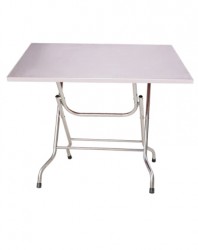 Bàn ăn inox xếp gọn nội thất phú mỹ B22