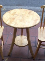 Bàn cafe tròn gỗ BCFT01