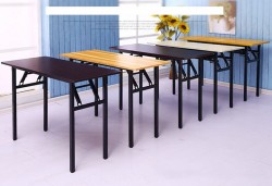 Bàn chân gấp khung sắt mặt gỗ rộng 1 mét BG1050