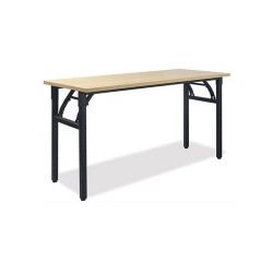 Bàn làm việc gấp gọn khung sắt mặt gỗ BG1260