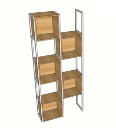 Kệ sắt ô vuông trang trí giá rẻ KGS13