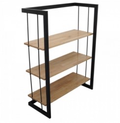 Kệ để sách 3 tầng khung sắt giá rẻ KGS18