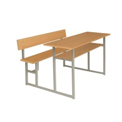 Bàn học sinh viên liền ghế có tựa BSV108TG