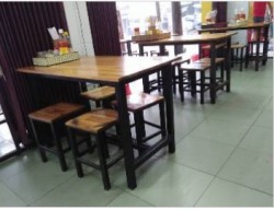 Bàn ghế ăn cơm nhà hàng BQA08