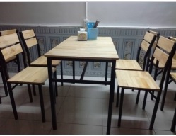 Bàn ăn nhậu nhà hàng 4 ghế ngồi BQA10