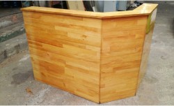 Bàn quầy bar quán cafe gỗ tự nhiên BQ01