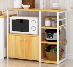 Kệ kếp để lò vi sóng có tủ đựng đồ KVS04