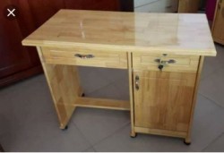 Bàn học sinh gỗ cao su ghép BHSG01