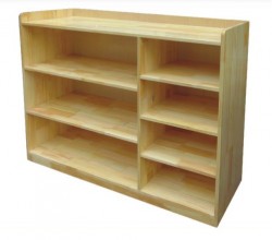 Kệ sách để đồ bằng gỗ cao su tự nhiên KSG06